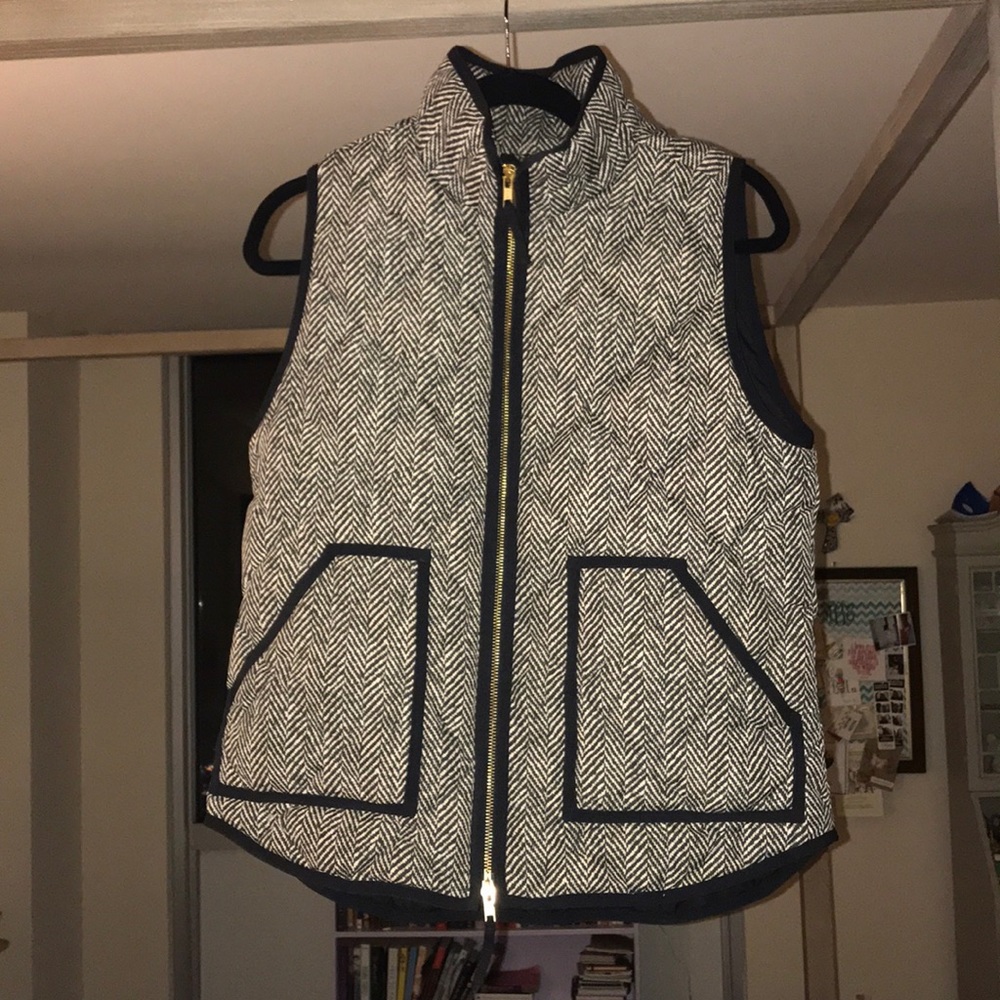 J.Crew Herringbone vest